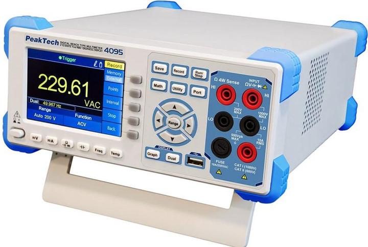 Immagine prodotto Peaktech 4095 Multimetro da tavolo, digitale, 60000 conteggi, USB, LAN