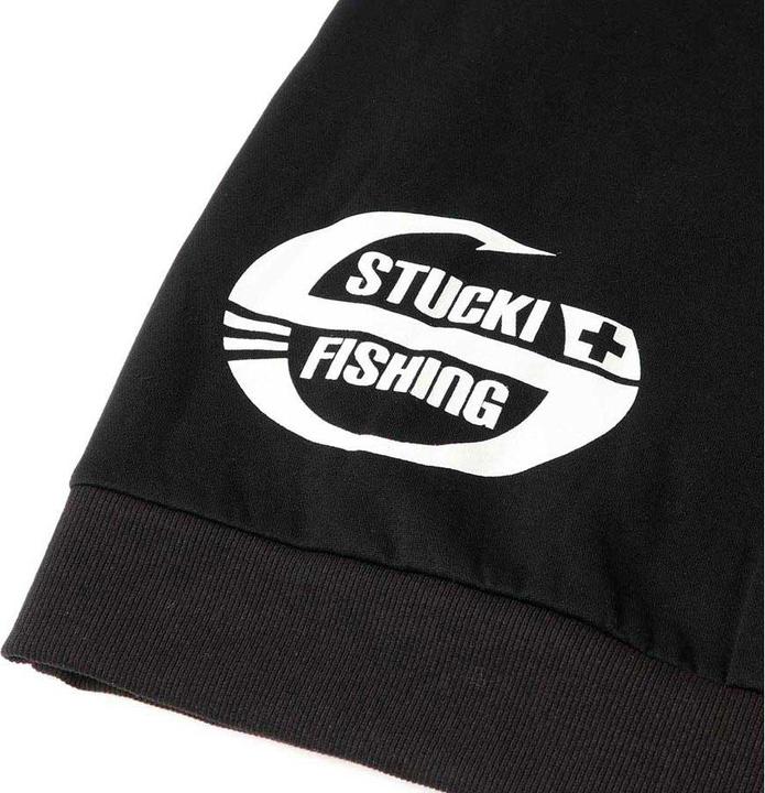 Produktbild Stucki Fishing Hoodie Because Fanatics, Schwarz (M)