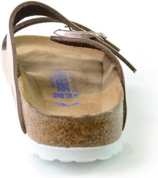 Actual product image Birkenstock Arizona Soft Bedding Natural Leather Narrow (41)