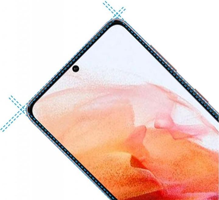 Image du produit Screenguard Samsung Galaxy S21 Full Screen Protection en verre blindé 2.5D 9H (1 pièce(s), Samsung Galaxy S21)