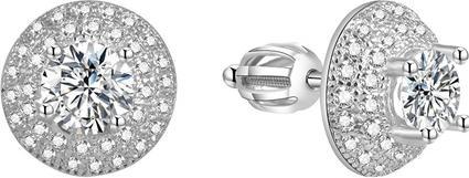 Produktbild Beneto Silver earrings with zircons AGUP1599S (L)