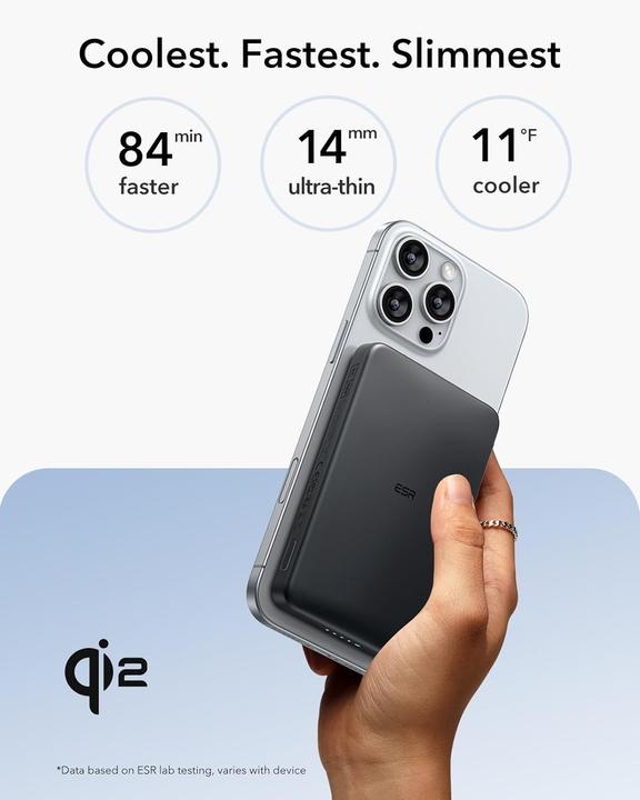 Actual product image ESR Qi2 MagSafe Powerbank 5000mAh (5000 mAh)