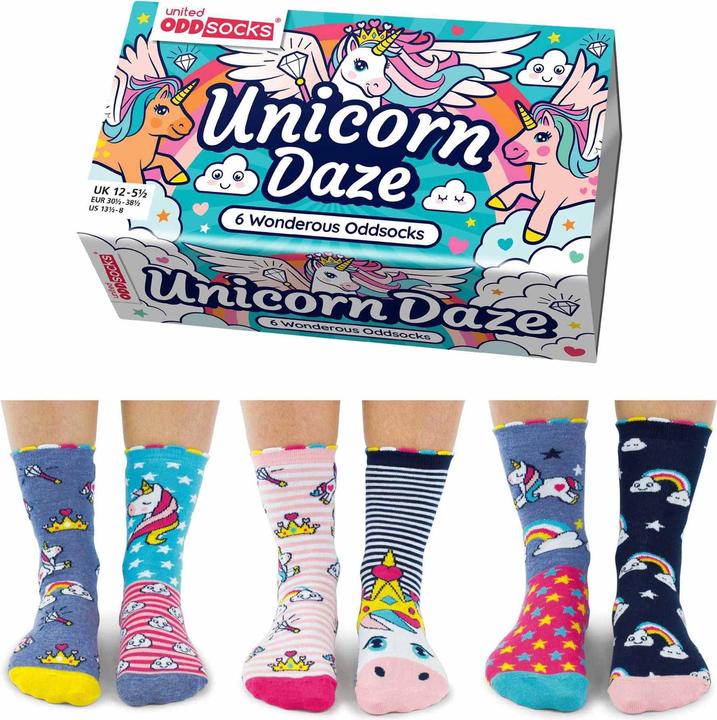 Produktbild United Oddsocks Unicorn Daze (3er Pack, 30 - 38)