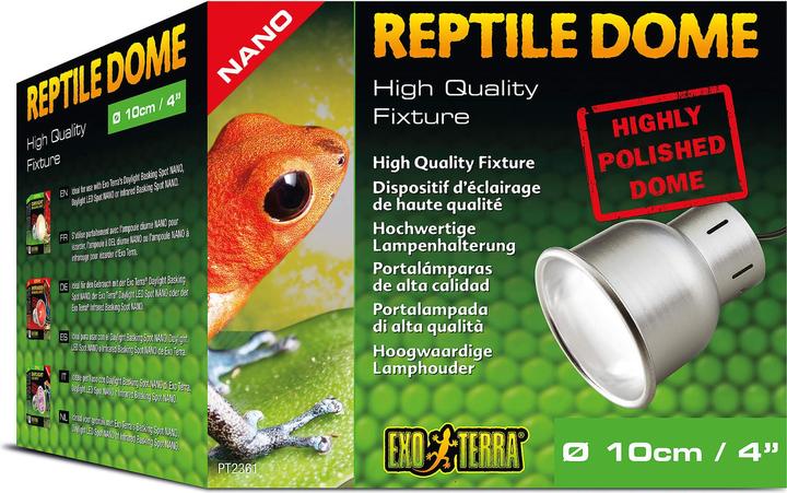 Actual product image Exo Terra Reptile Dome NANO Ø 10 cmwith holder (UVB)