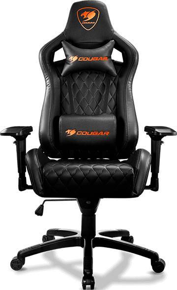 Actual product image Cougar Armor S Black 3MASBNXB.0001 Gaming chair ARMOR S Black/ Adjustable Design/Black/Black