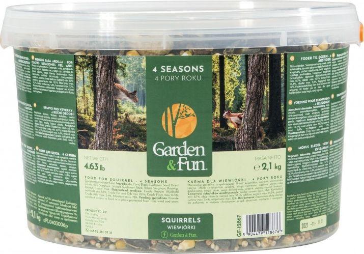 Image du produit Garden&Fun Nourriture pour écureuils - 4 saisons 2,1 kg (2.10 kg)