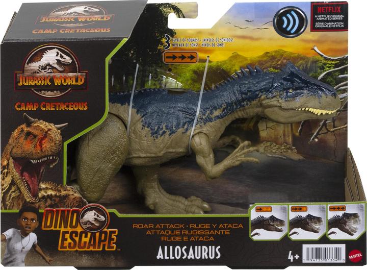 Image du produit Jurassic World Allosaurus Attaque Sonore - Figurine Dinosaure - Dès 4 ans
