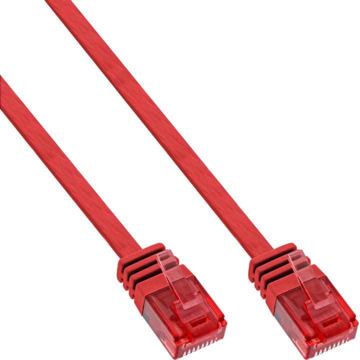Produktbild InLine 3m Patchkabel flach, U/UTP, Cat.6 (U/UTP, CAT6, 3 m)