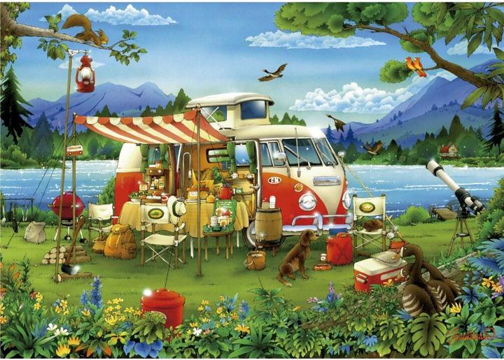 Image du produit Educa 19922 Πάζλ 1000Τεμ. Camping Holiday (1000 pièces)