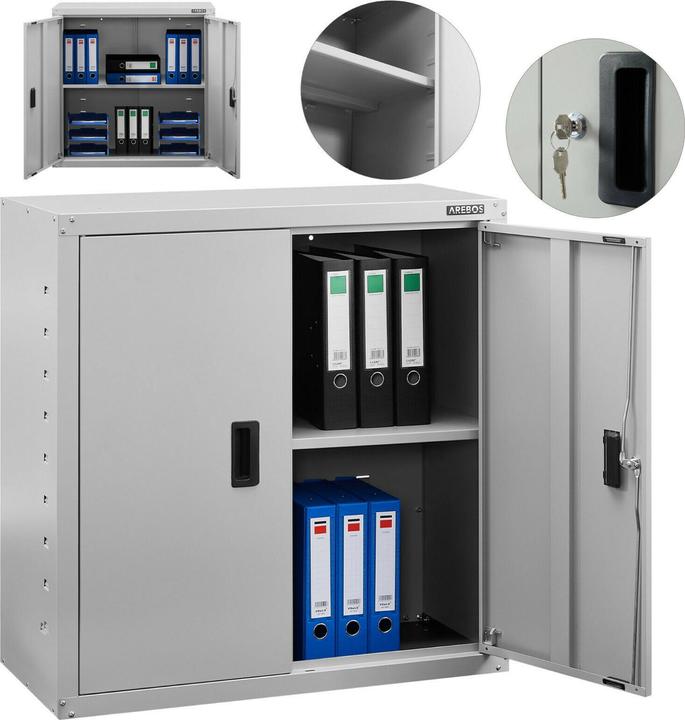 Produktbild Arebos Aktenschrank (90 x 40 x 90 cm)