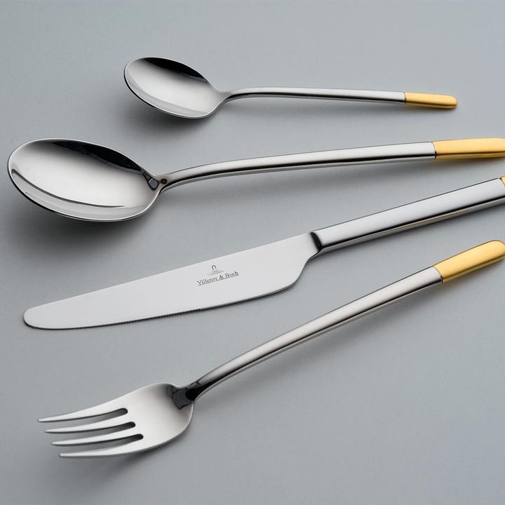 Image du produit Villeroy & Boch Couverts de table 24 pcs. Ella partiellement doré (24 pièce(s), Set de couverts)
