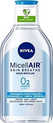 Image du produit NIVEA AGUA MICELAR piel normal 400 ml (Chiffons de nettoyage, 400 ml)