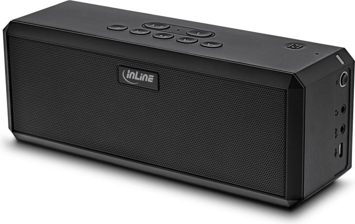 InLine WOOME 2 True Wireless Stereo Bluetooth Speaker black (10 h, Battery operated)