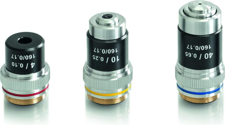 Produktbild Kern Durchlichtmikroskop (Schule) Monokular Achromat 4/10/40: WF10x18: 0,5W LED