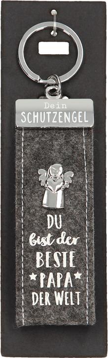 Actual product image Magni 10890.014 Key ring made of felt, with guardian angel and inscription, You are the best Pap