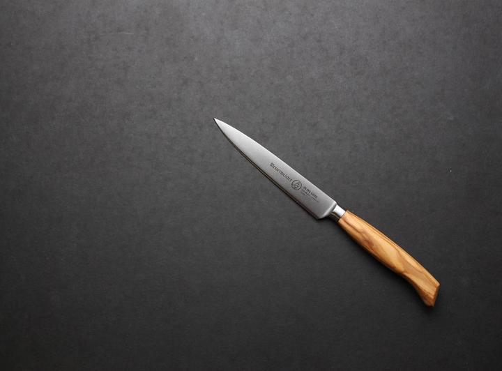 Immagine prodotto Messermeister Coltello multiuso Oliva Luxe 13 cm, Natura/Argento (13 cm)