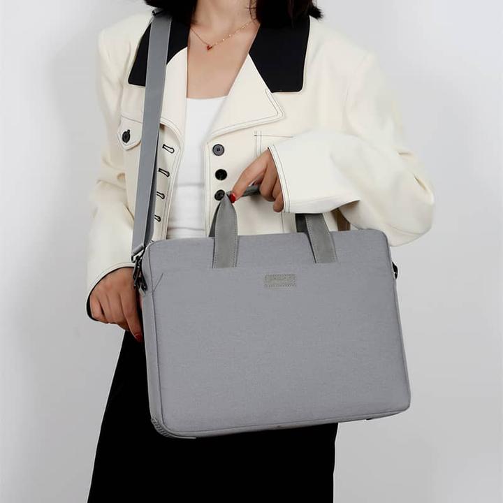 Actual product image Okade MacBook / laptop bag, 15.6 inch, T64, grey (15.60")