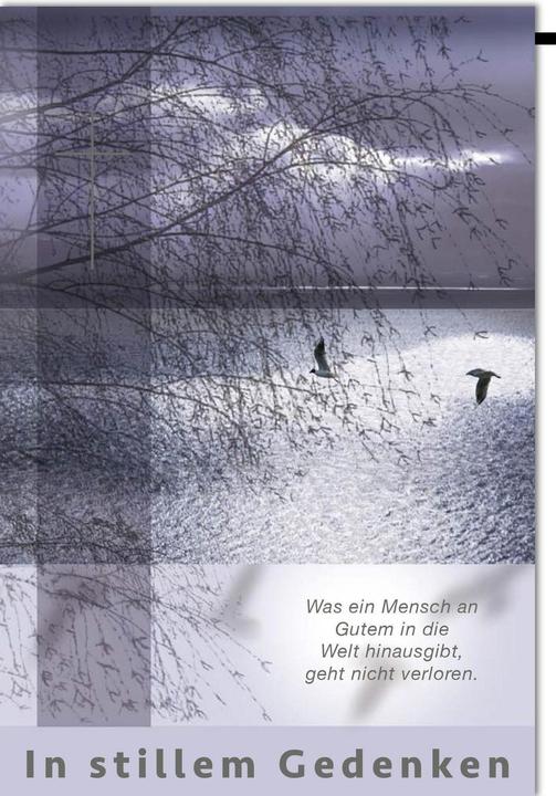 Produktbild Braun + Company Trauerkarte (1 Stk.)