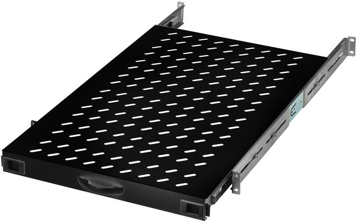 Produktbild Digitus DN-19 TRAY-2-1000-SW Fachboden ausziehbar, 1HE, 720mm Tiefe