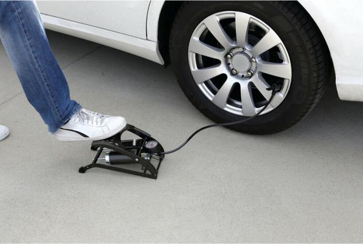 Actual product image Lampa De-Luxe pedal pump with double cylinder - 2 cylinders