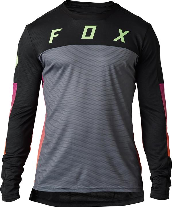 Fox Jersey 23 Defend Ls Cekt Blk S (S)