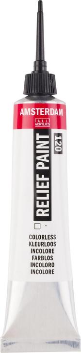 Produktbild Amsterdam Acrylfarbe Reliefpaint 120 (Transparent, 20 ml)