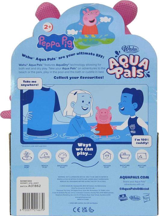Immagine prodotto Goliath Toys Aqua Pals Peppa Pig M 40 cm