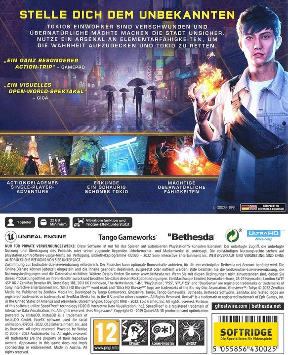 Immagine prodotto Bethesda Ghostwire: Tokyo (PS5, DE)