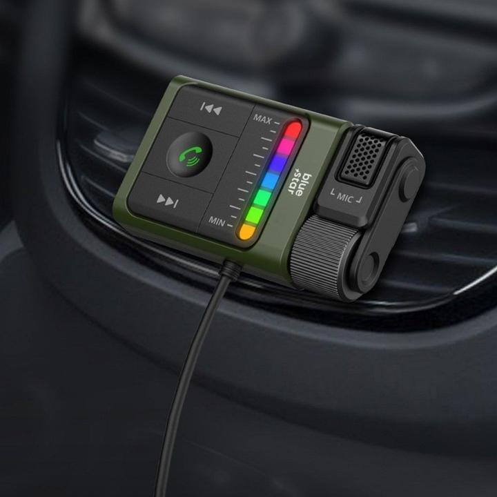 Actual product image Other Computer Accessory Blue Star BLUE STAR transmitter FM bluetooth Equalizer BT64 black