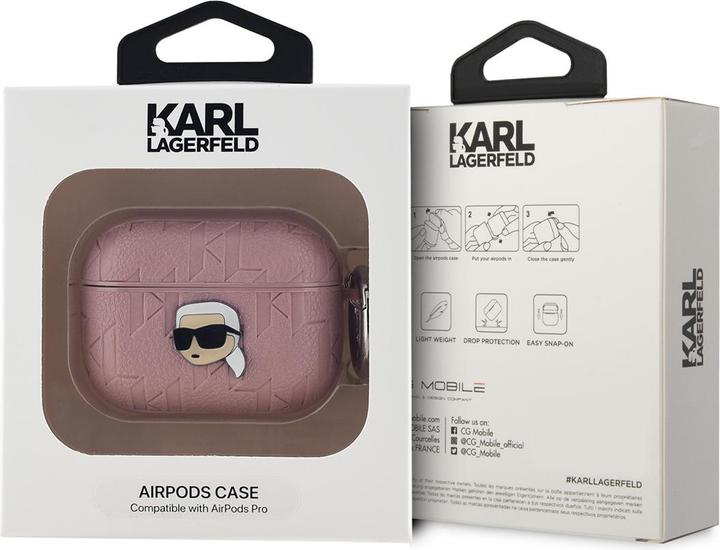 Produktbild Karl Lagerfeld AirPods Pro PU Embossed Karl Head Case (Kopfhörer Hülle)