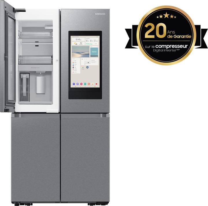 Actual product image Samsung RF65DG9H0ESREF, French Door (stainless steel, Family Hub, Cool Select+, Beverage Centre) (636 l)