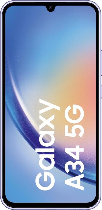 Image du produit Samsung Galaxy A34 5G (128 Go, Awesome Violet, 6.60", Double SIM, 48 Mpx, 5G)