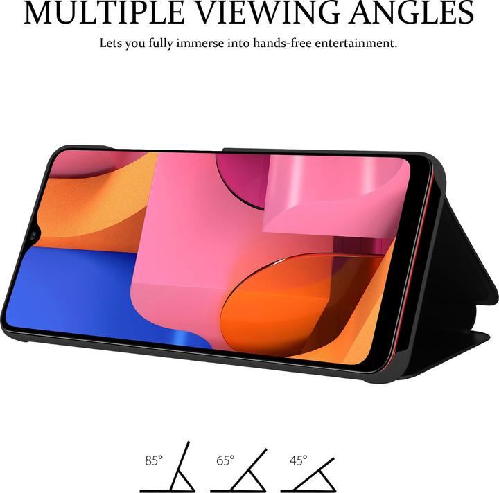Productafbeelding Cadorabo Boek Smart View Spiegelhoes (Samsung Galaxy A21)