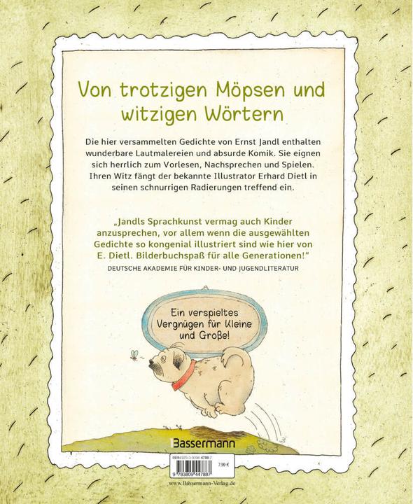 Produktbild Ottos Mops hopst - Gedichte für Kinder ab 5 Jahren (Deutsch, Ernst Jandl, 2023)