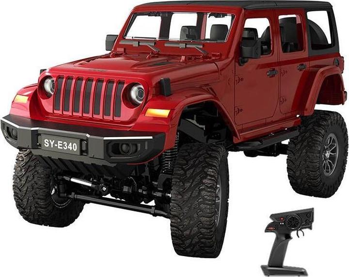 Image du produit Double Voiture télécommandée 1:14 (rouge) Jeep Crawler Pro E340-003 (RTR Prêt à fonctionner)