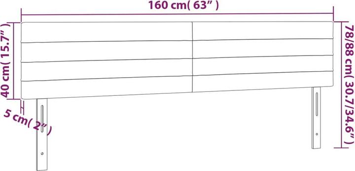 Immagine prodotto VidaXL Erin (160 x 5 x 88 cm)