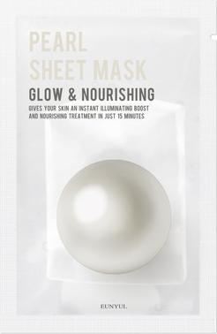 Eunyul Sheet Mask Pearl brightening and nourishing face mask with pearls 22ml (22 ml)