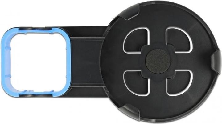 Immagine prodotto Delock Supporto da parete per Echo Dot 3a generazione. Nero (1 coppia, Installazione a parete, Non mobile)