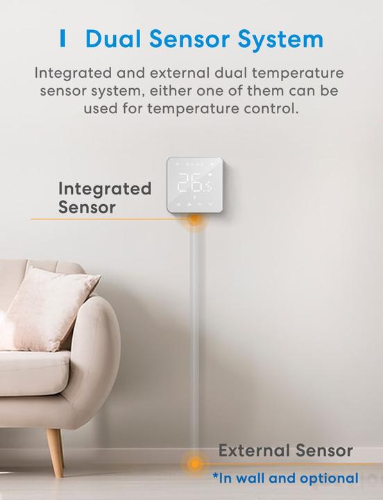 Actual product image Meross Smart thermostat