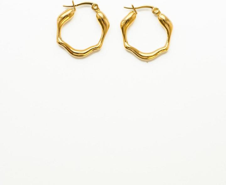 Produktbild Tara Style Paris Hoop - Creolen (waterproof) (18k Edelstahl vergoldet, 100% wasserfest)