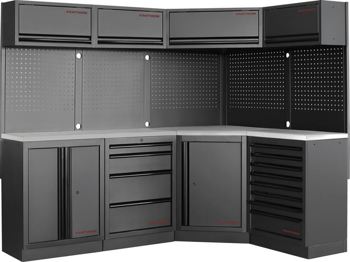 Produktbild Kraftwerk MOBILIO BLK Kombi Lochwand Edelstahl