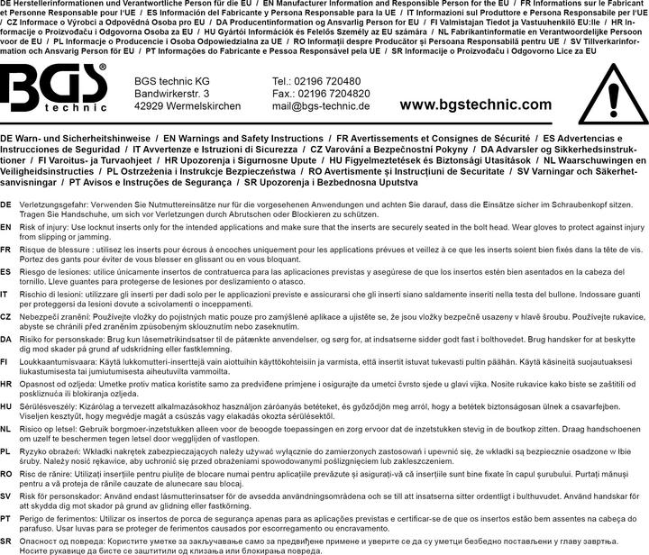 Produktbild BGS Nutmuttern-Schlüssel | für MAN TGA Vorderachse | 101 / 110 mm