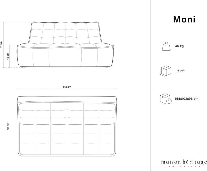 Immagine prodotto Maison Heritage Moni (4 posti, 3 posti, 2 posti)