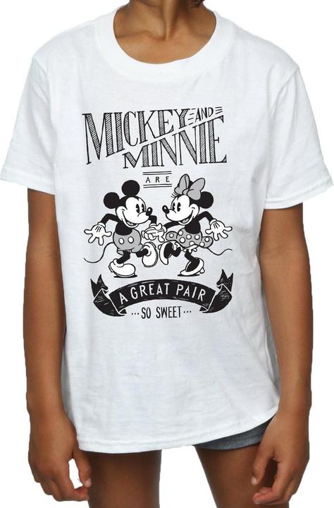 Produktbild Disney Mickey And Minnie Mouse Great Pair TShirt Mädchen (140, 146)