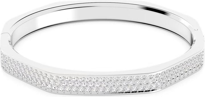 Produktbild Swarovski Dextera Armreif Achteckform Weiss (6 cm, Swarovski Metall)