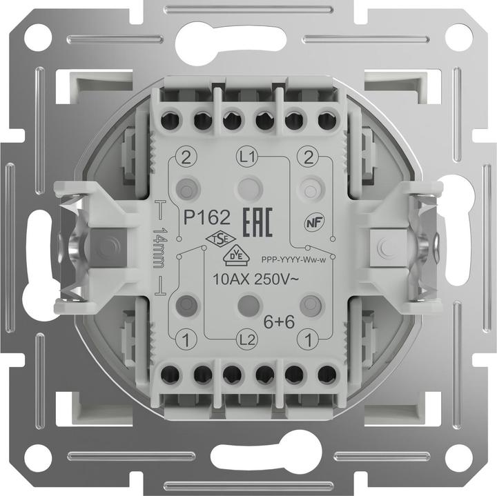 Produktbild Schneider Electric Doppel-Wechselschalter Asfora