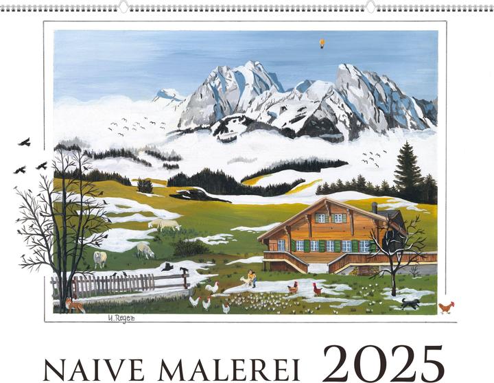 Produktbild Kalender Naive Malerei 2025 (Deutsch)