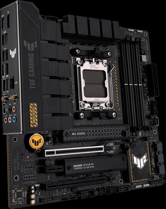 Produktbild ASUS TUF GAMING B650M-PLUS WIFI (AM5, AMD B650M, mATX)