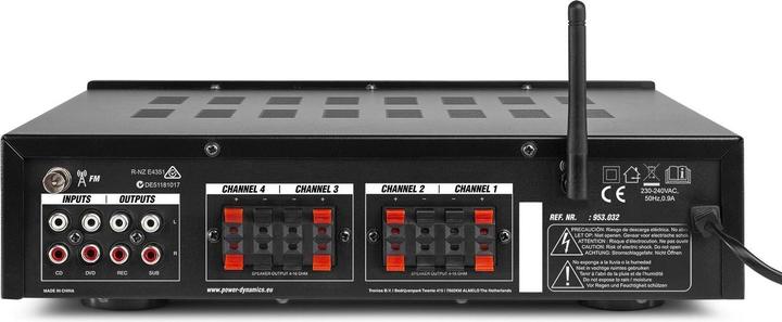 Actual product image Power Dynamics Amplifier Pro PV240BT (Amplifier)