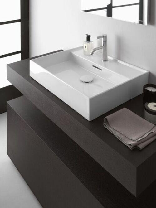 Produktbild Laufen Waschtisch KARTELL 500x460mm ubaufä m ÜL 1 HL-Ausf. we ma (460 mm, 500 mm)